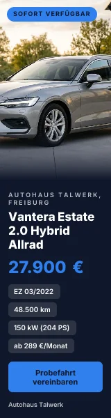 Skyscraper, 160 mal 600 Pixel: Vantera Estate 2.0 Hybrid Allrad, Autohaus Talwerk