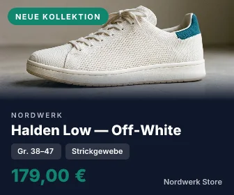 Display-Anzeige groß, 336 mal 280 Pixel: Halden Low — Off-White, Nordwerk Store